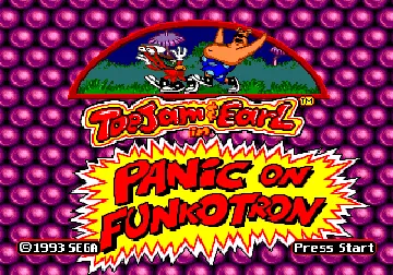 ToeJam & Earl in Panic auf Funkotron (Germany) screen shot title